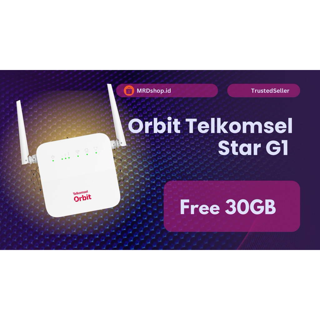 Orbit Telkomsel Star G1 Modem Wifi ความเร็วสูง 4G ฟรี 30GB