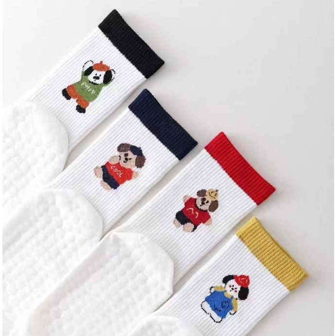 ถุงเท้าโยคะ ถุงเท้าโยคะ PILATES GRIP ถุงเท้าป้องกันเลื่อนใหม่