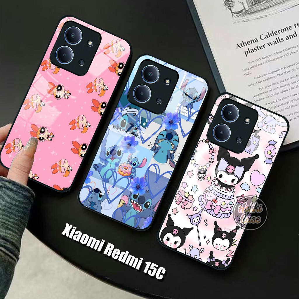 HP Redmi 15C Softcase - Redmi 15C Glass Case - Redmi 15C เคสโทรศัพท์ - ซิลิโคนสําหรับ Redmi 15C - เค