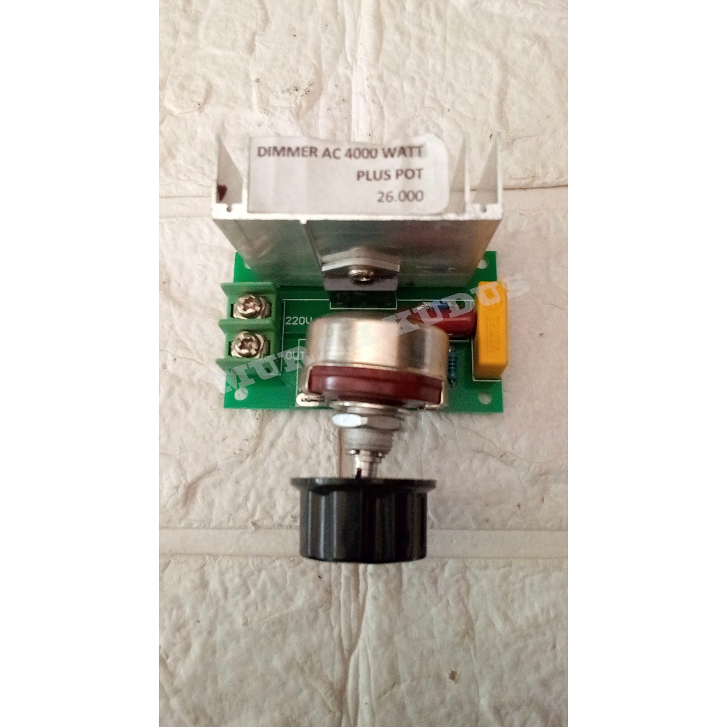 DIMMER AC 220V 4000 WATT PLUS + POTENSIO