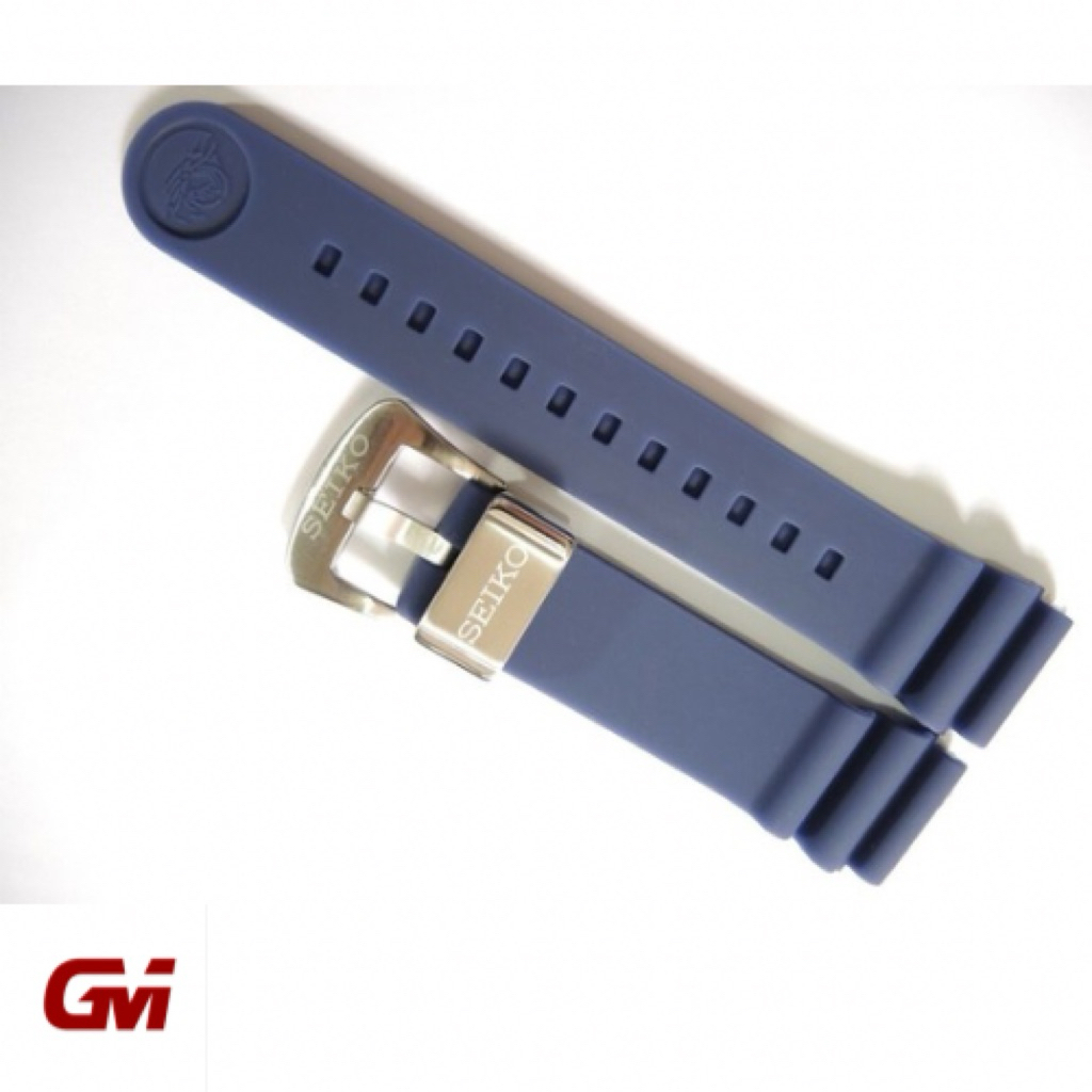 Seiko diver Strap 22MM BLUE SILICONE Rl Strap Divers Turtle OR SKX007 Turtle Divers SRP773 / SRP775 