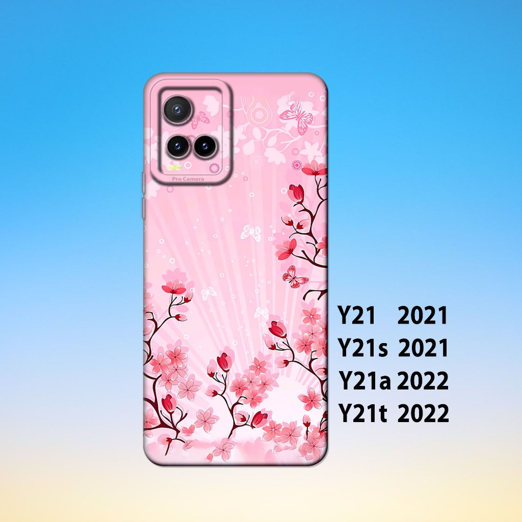 HP Vivo Y21, Vivo Y21S, Vivo Y21A, Vivo Y21T _เคสโทรศัพท์ยางสีดําสุดเท่ ยืดหยุ่น หนา