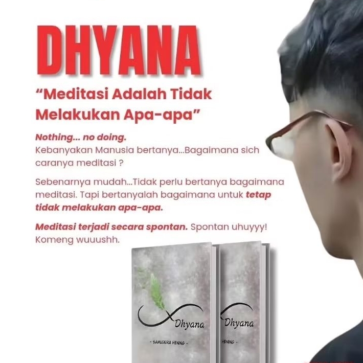 หนังสือ Dhyana Rico Hutama – การทําสมาธิโดยไม่มีธุรกิจ ชีวิตจากธรรมชาติมากขึ้น