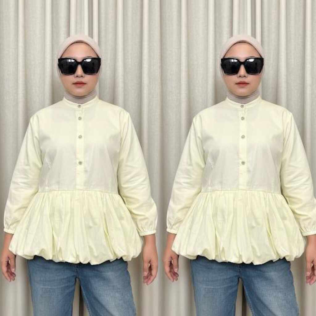 KATUN Gemini เสื้อบอลลูน/เป็นมิตรกับ/ผ้าฝ้าย poplin