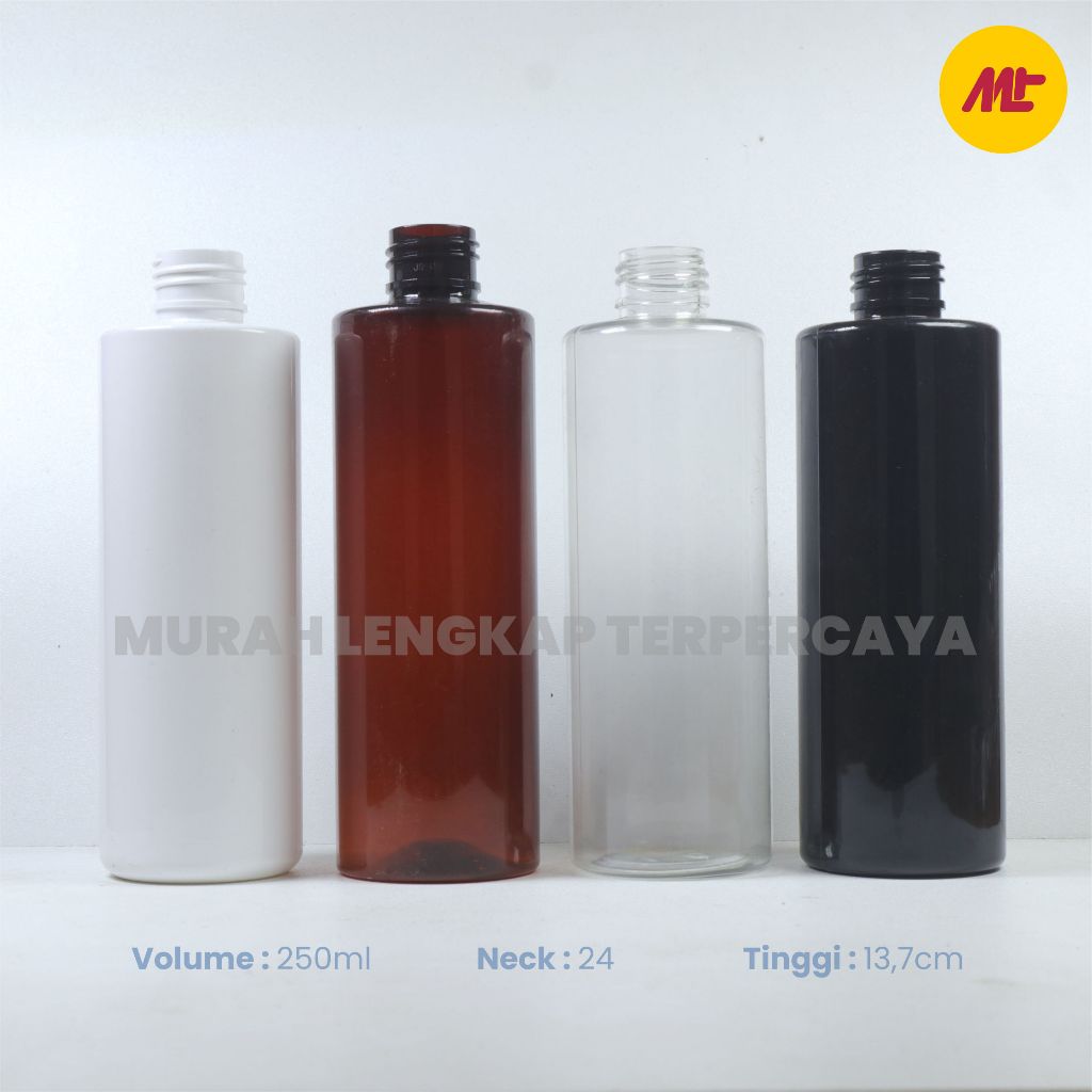 ขวดรุ่น RF 250 มล. 250 มล. ขวด PET คอ RF 24 ขวดเท่านั้นไม่มีหมวก