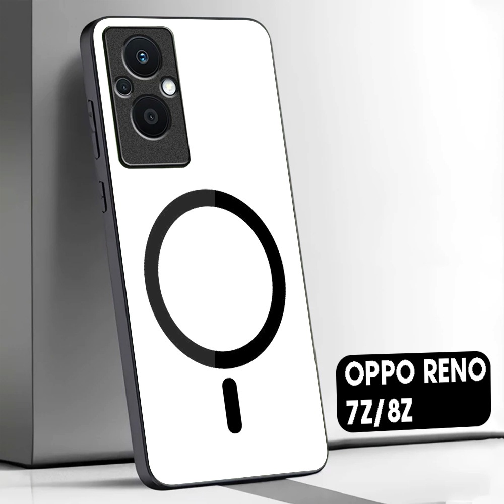 OPPO RENO 7z 8z 5G SOFTCASE | เคสเคลือบเงา Oppo reno 7 8 z 5G | เคส Magsafe M17 | เคสพรีเมี่ยมสุดเท่