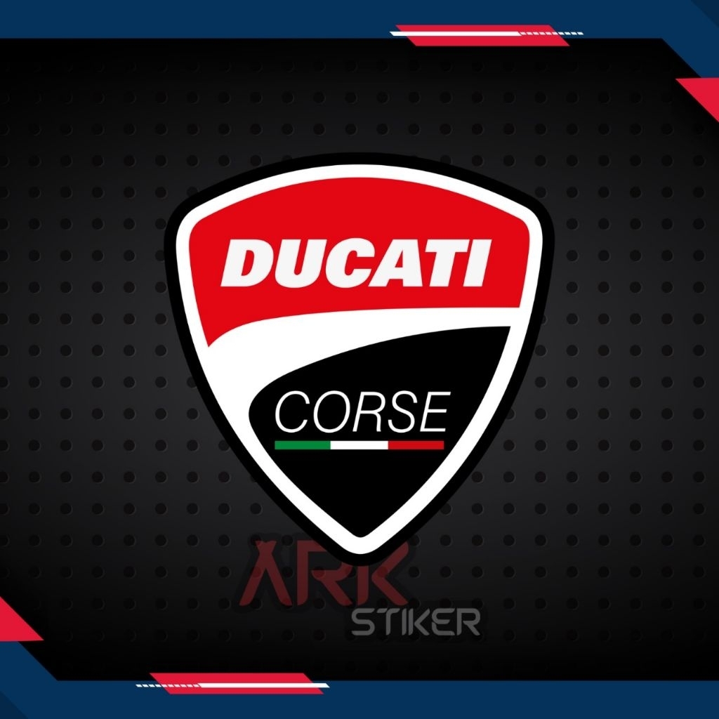 การพิมพ์สติ๊กเกอร์ Ducati Corse
