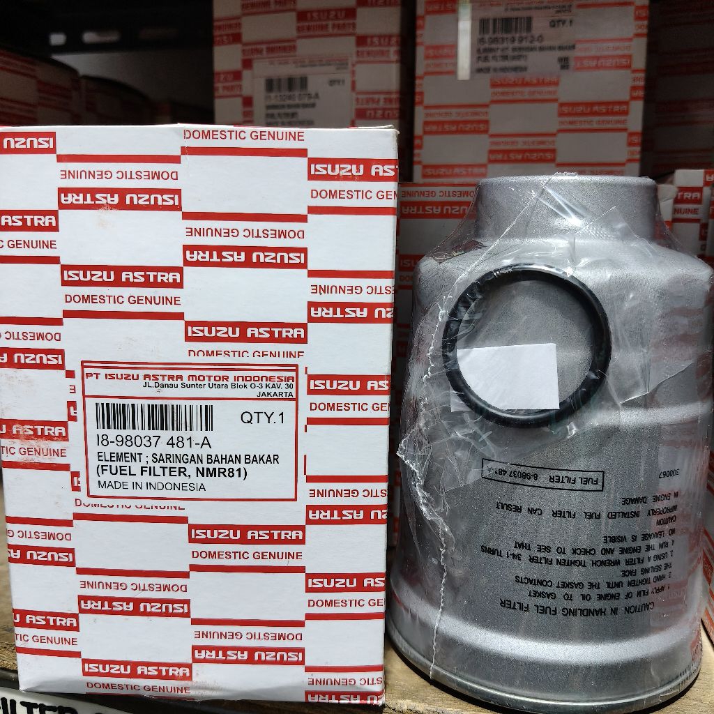 8-98037 481-A กรองดีเซลล่าง NMR81 E4 | NLR85 E4 ยูโร 4 ของแท้