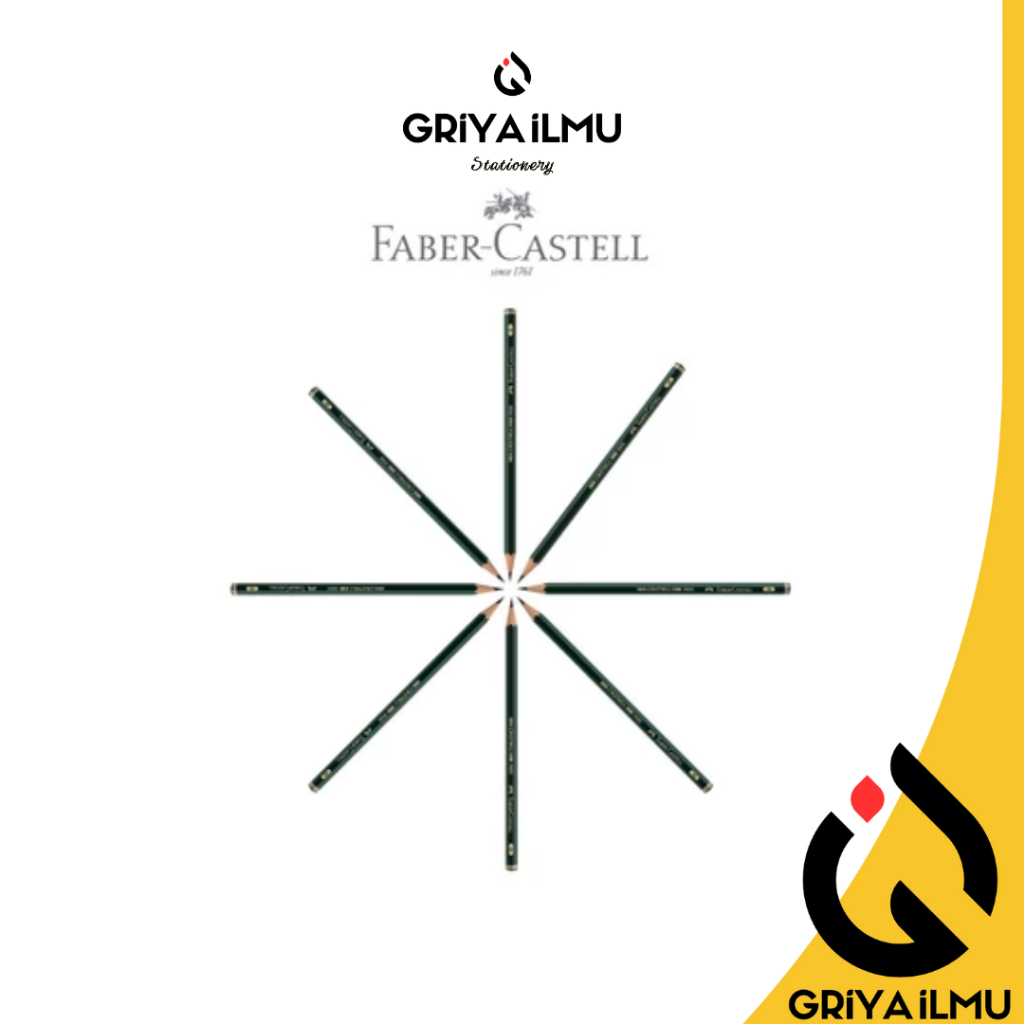 FABER CASTELL 1 ชิ้น | FABER CASTELELL COMPUTER PENCIL 2B, 3B, 4B, 5B, 6B, 7B, 8B, HB, 2H, 3H, 4H, 6