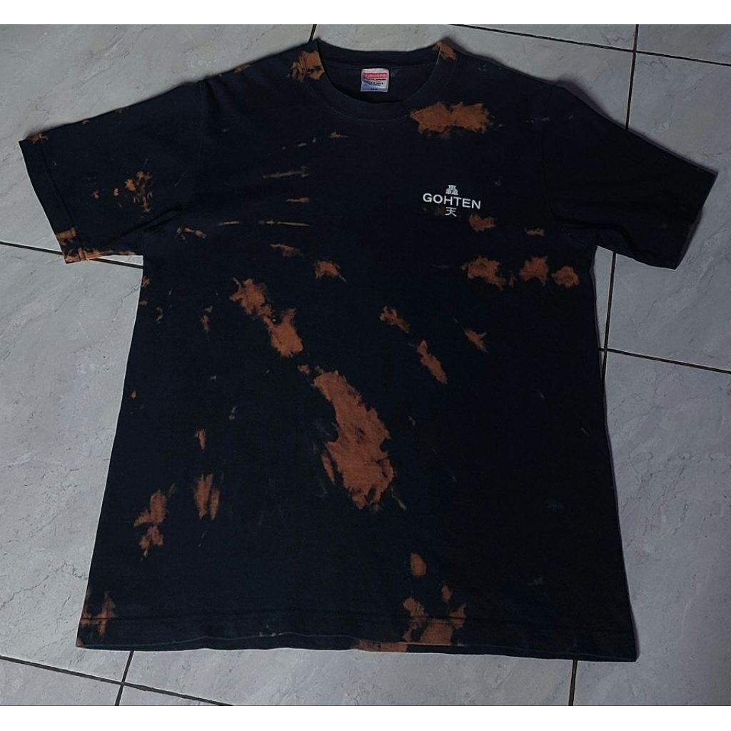 UNITED ATHLE TIE DYE ANIME เสื้อยืดมัดย้อมเสื้อยืด UNITED ATHLE GOHTEN อะนิเมะเสื้อผ้า