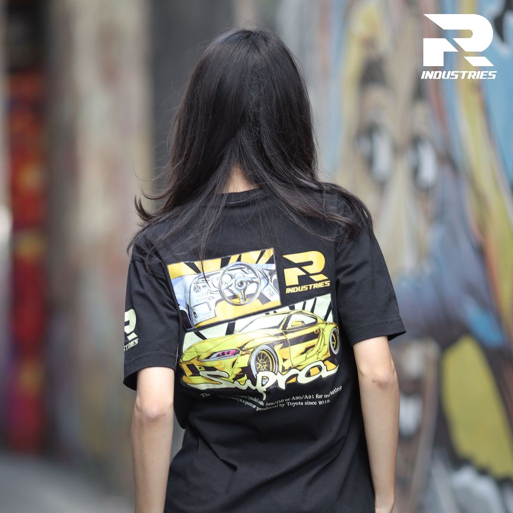 Rafs Industries "Supra MK5" เสื้อยืดสีดํา