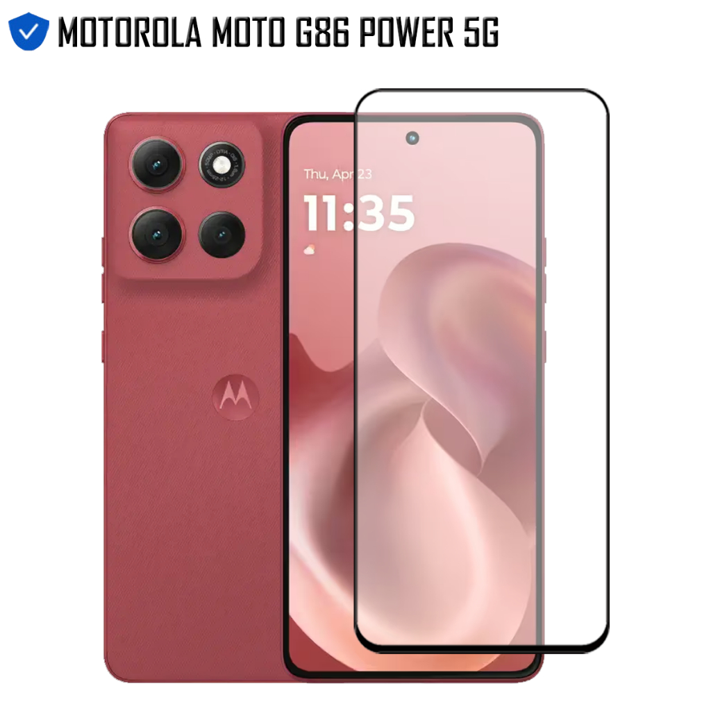 กระจกนิรภัย Motorola Moto G86 Power 5G Anti-Scratch Full Cover Glass