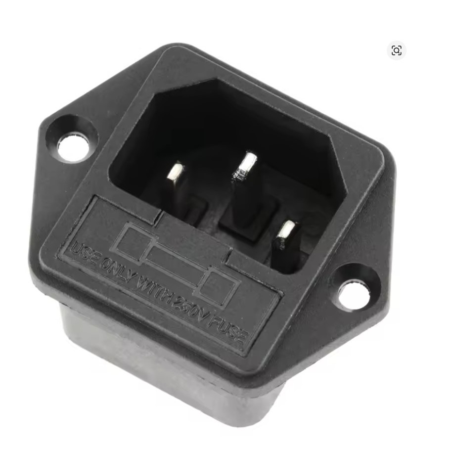 AC Socket In Box Bell + FUSE Socket