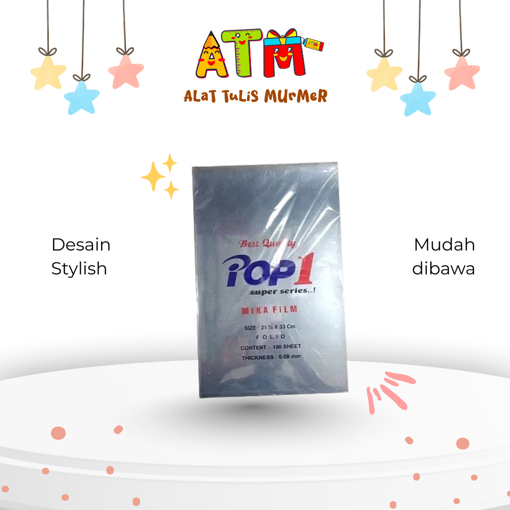 ฟิล์มพลาสติกใส/ฝาพลาสติก A4 F4 TBL 0.12 mm - 1 pax