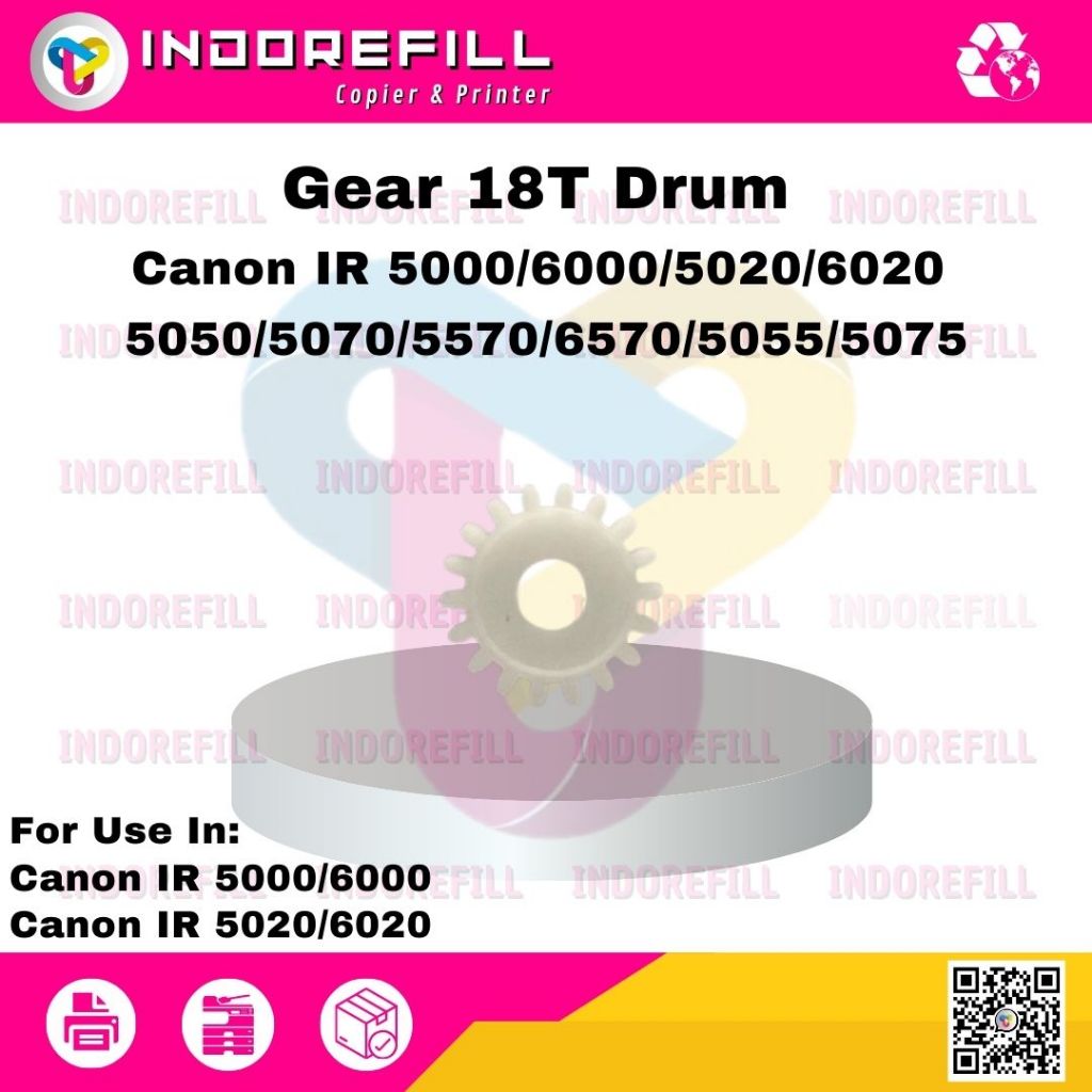 GEAR 18T DRUM CANON IR 5000/6000/5020/6020/50/5075