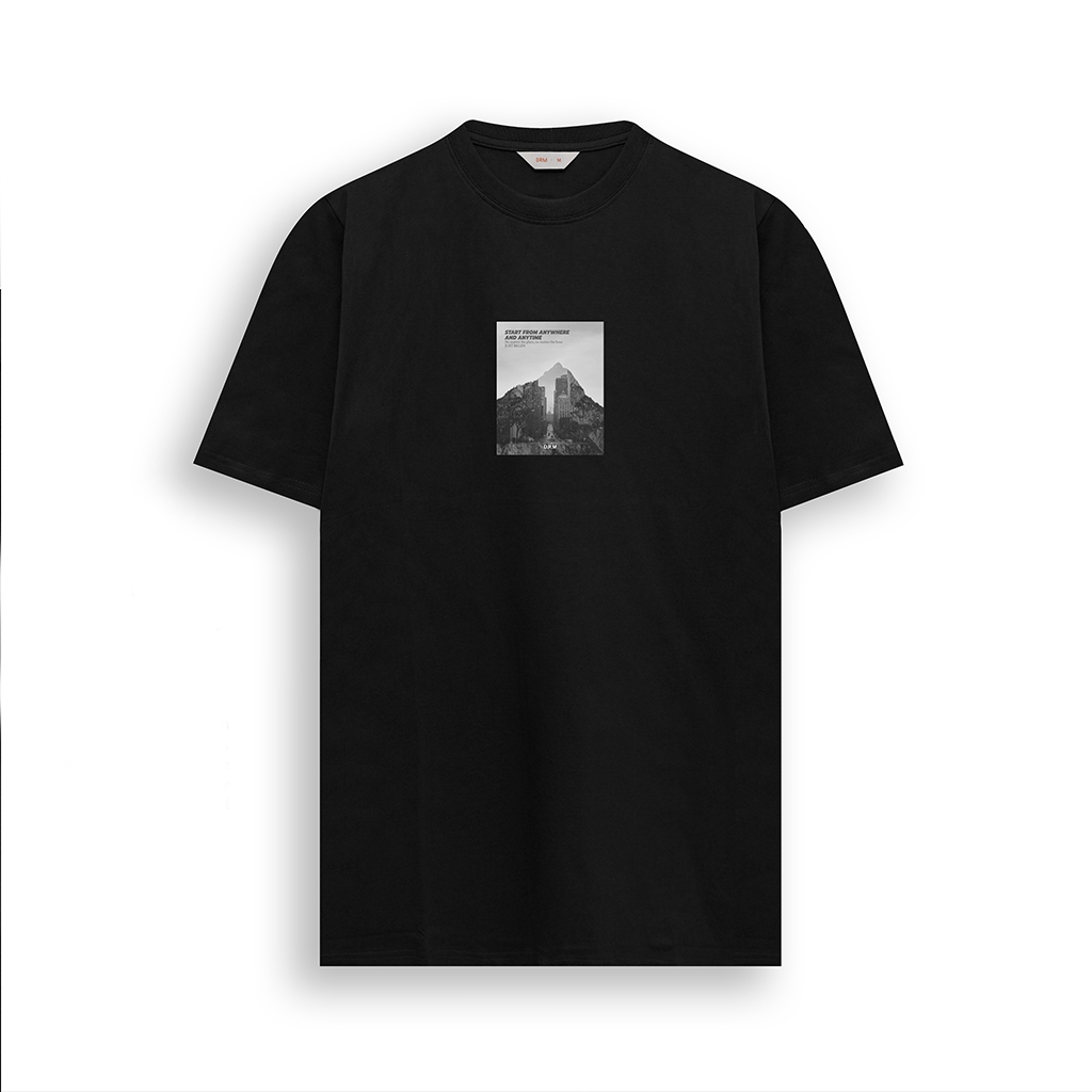 เสื้อยืดกราฟิก DRM - Anywhere Black