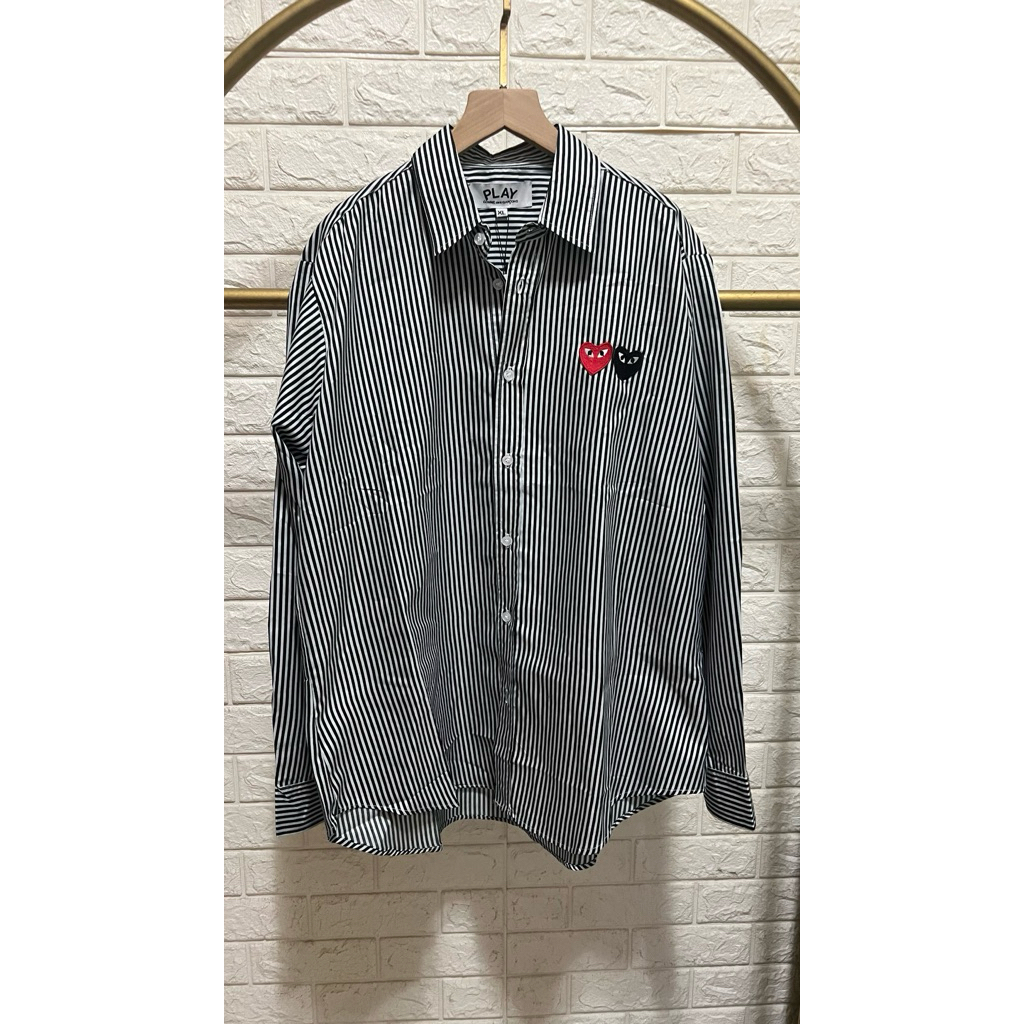 UNIQLO เสื้อลายทาง Cdg ยูนิโคล่