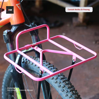 ชั้นวางจักรยานด้านหน้าชั้นวางพิซซ่า Fixie Federal Comutterbike จักรยานพับจักรยานทั้งหมด INB Gen 3