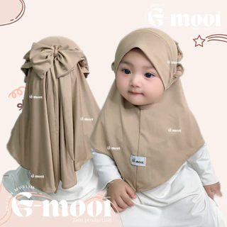 G-MOOI Baby Hijab 0-6 เดือน 1-8 ปี RICIS RIBBON CHILDRENS HIJAB โรงเรียนอนุบาล paud เด็ก Hijab เด็ก Hijab