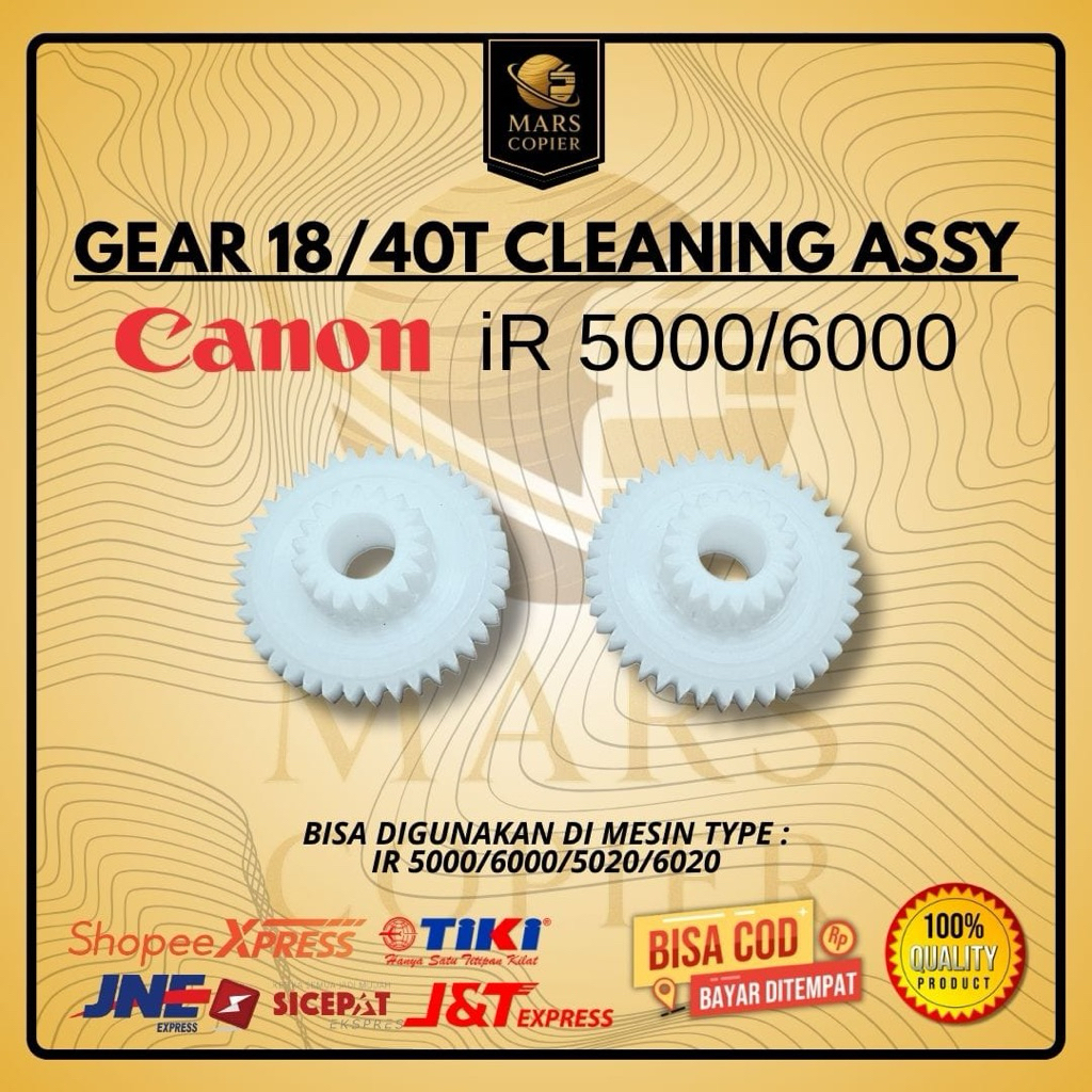 GEAR 18/40T CLEANING ASSY CANON IR 5000 6000 5020 6020