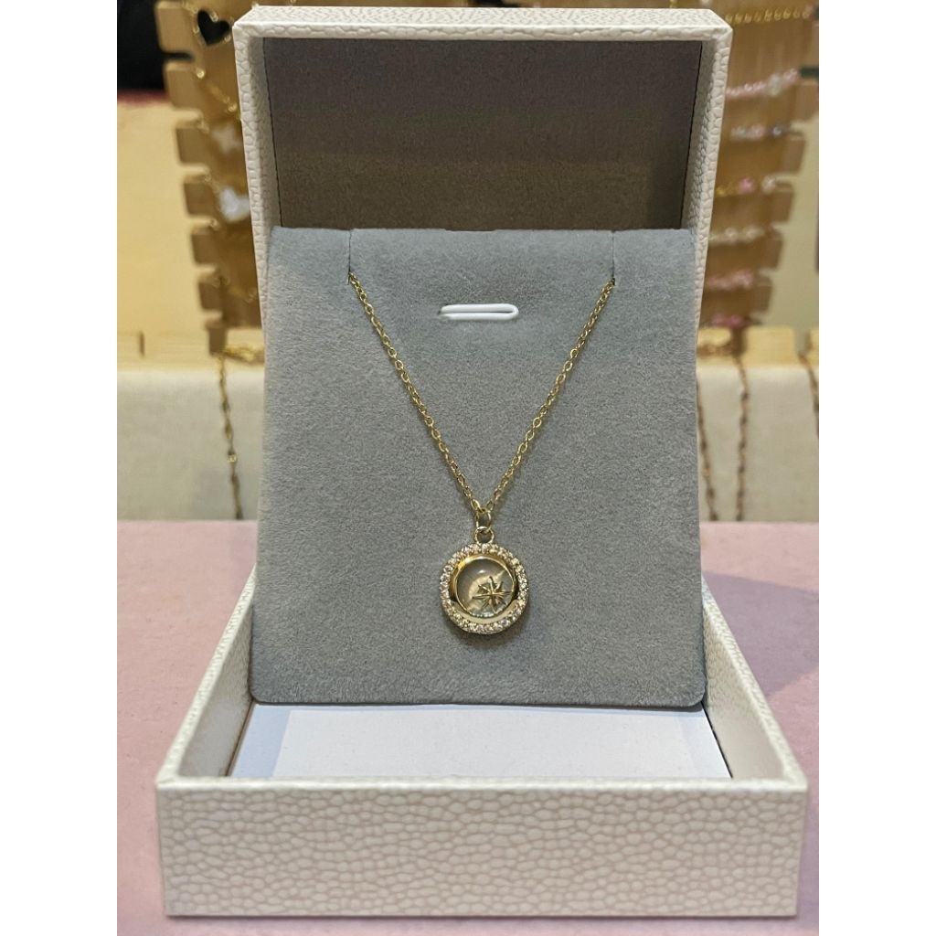 BB MODEL ANTI-RUST TITANIUM GOLD NECKLACE