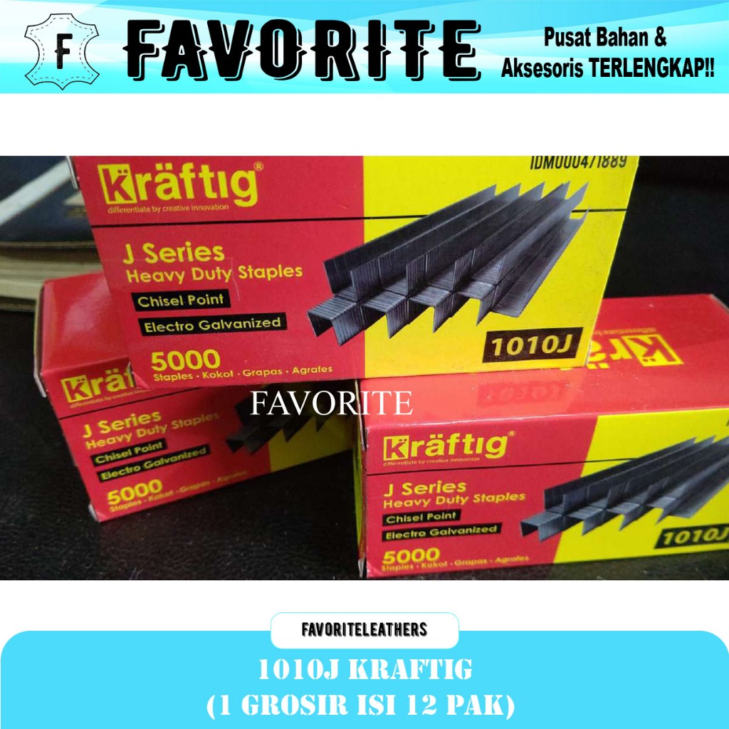 WHOLESALE ลวดเย็บกระดาษ 1010J / 1010R 10/10J 10/10R ยี่ห้อ Kraftig
