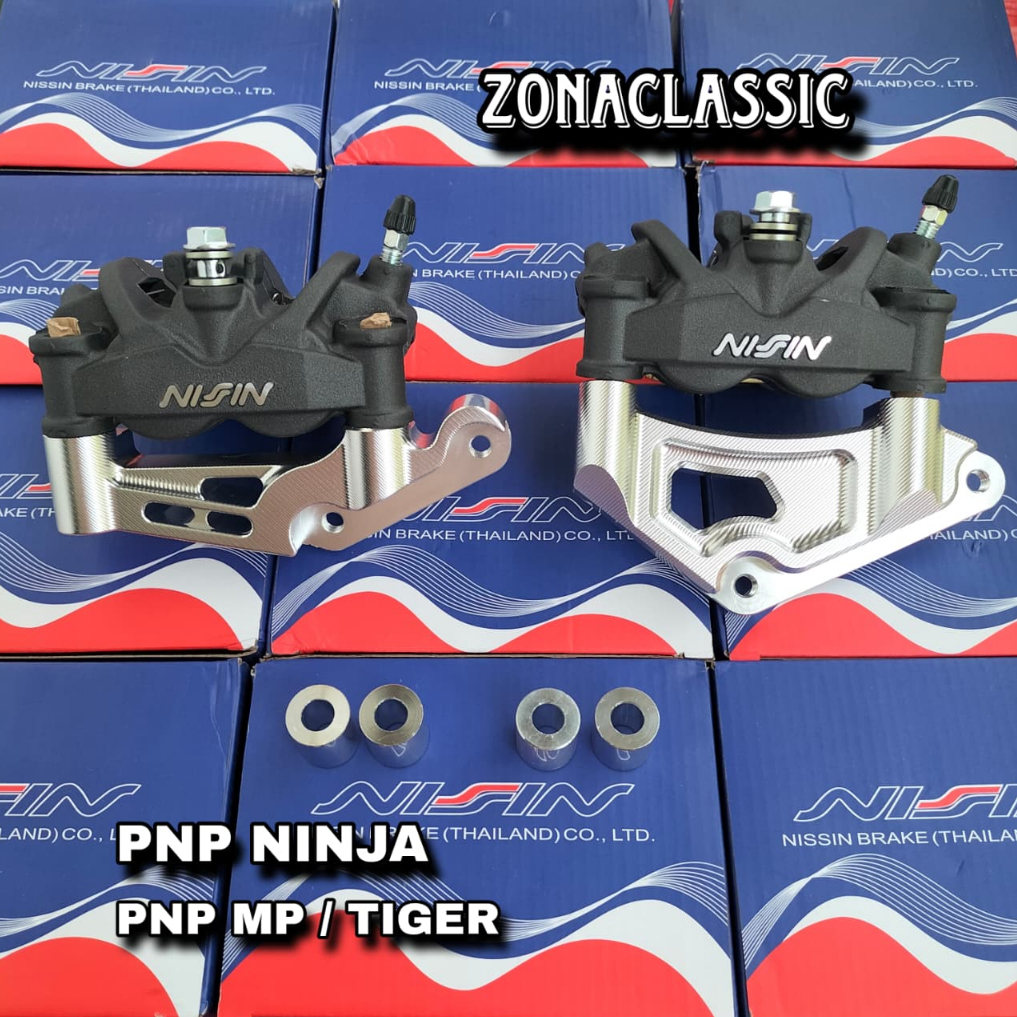 Twin African Caliper Nissin Twin Africa Set Bracket Ninja Megapro Caliper Twin Africa Set Bracket CN