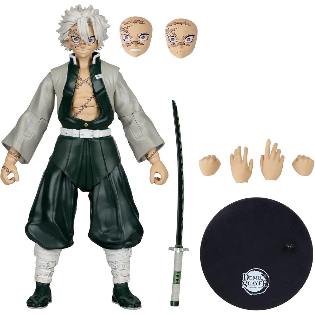 MCFARLANE ของเล่น - DEMON SLAYER SANEMI SHINAZUAWA 7IN ACTION FIGURE