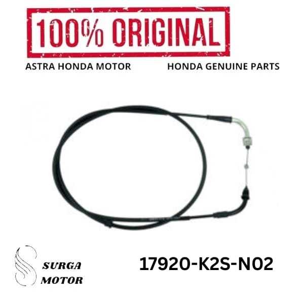 สายแก๊ส B มอเตอร์ Honda Vario 160 K2S 2022 2023 2024 2025 17920K2SN02 17920-K2S-N02 สาย Comp B Throt