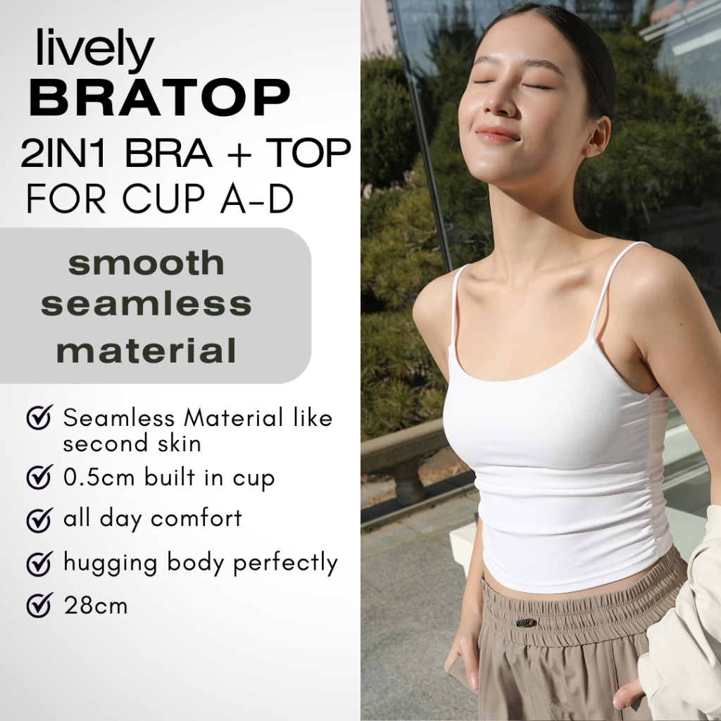 SNUGSANHUG bratop โยคะพิลาทิสเพนเทลกีฬา LIVELY BRATOP