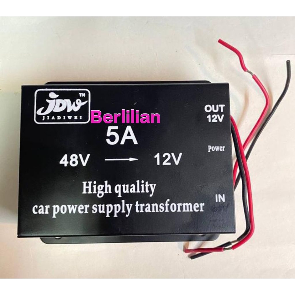 DC 48V ถึง 12V 5 Ampere JDW Original Converter / DC-DC Converter 48V ถึง 12V 5A JDW