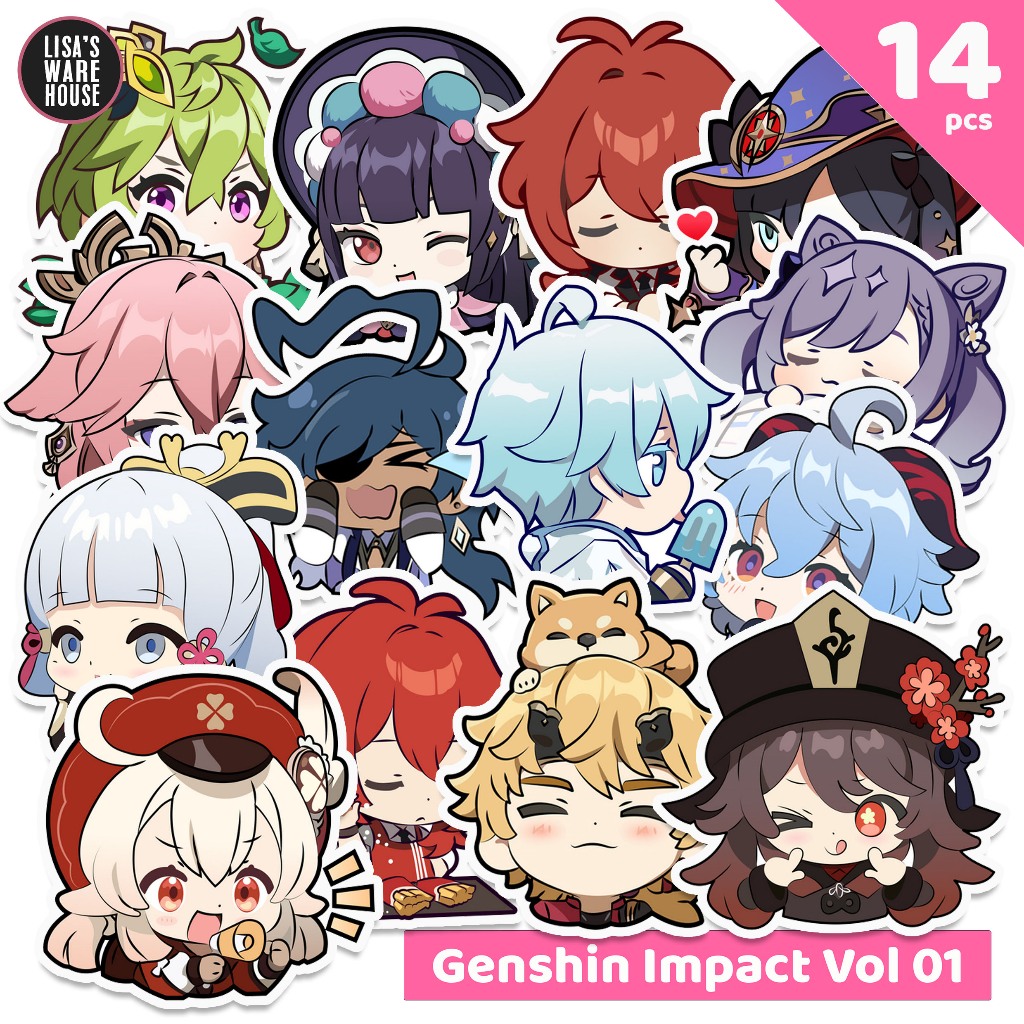 สติ๊กเกอร์ Genshin Impact เล่ม 01