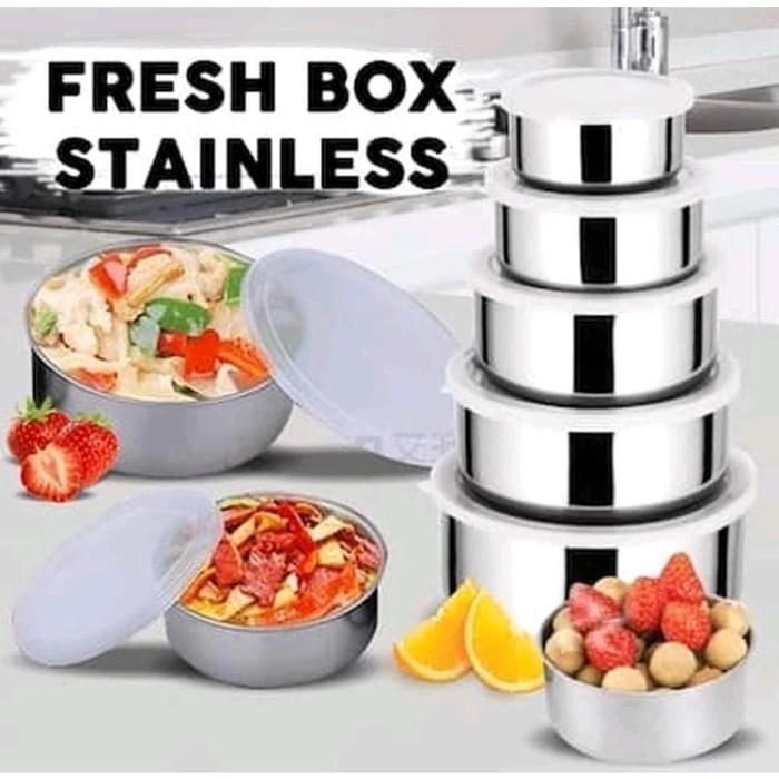 JH RANTANG 5 TIER STAINLESS WARE PROTECT FRESH BOX คุณภาพสูง 5-TIER LUNCH BOX 5IN1
