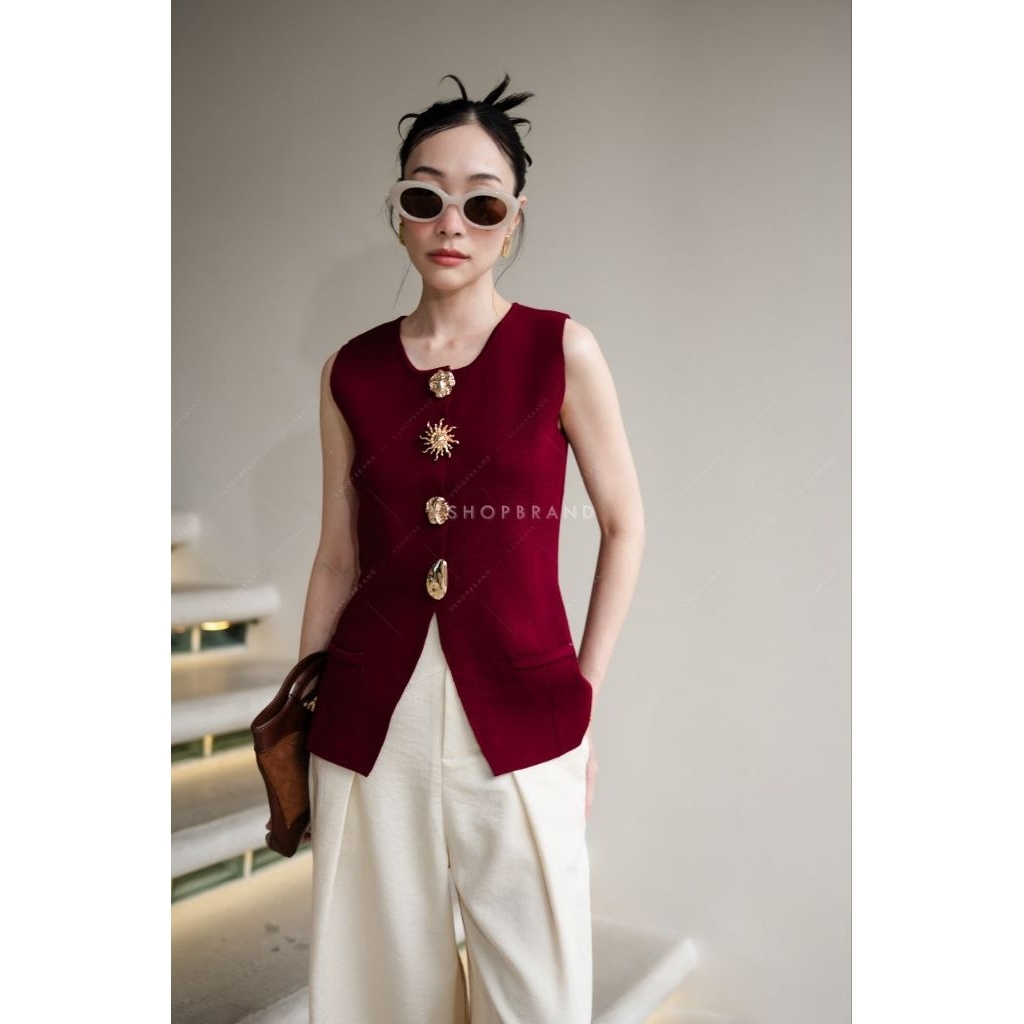 TOP Knit Vshopbrand*