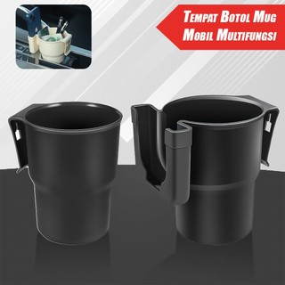 Tempat Botol Mug Minum Mobil Multifungsi Cup Holder Praktis Penjepit Kuat Tempat Minum Portable