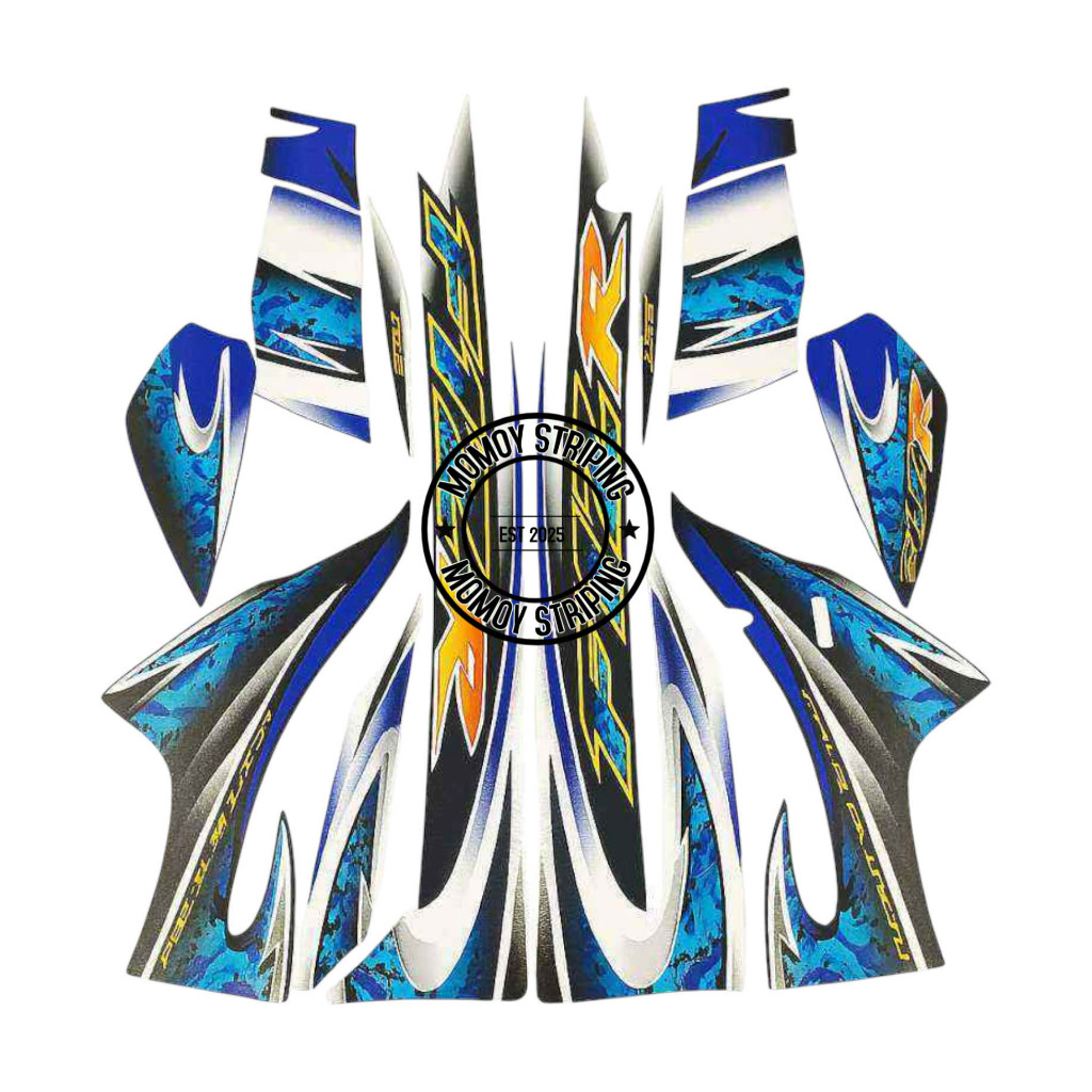 สติ๊กเกอร์แถบแถบ YAMAHA F1ZR 2005 ที่ดีที่สุด