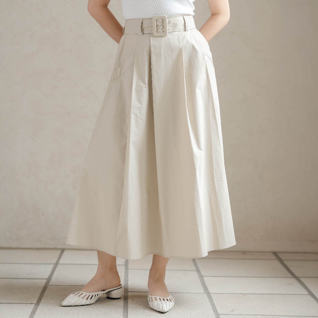 Beatrice Clothing Semarang Marnie Skirt - กระโปรงจับจีบ