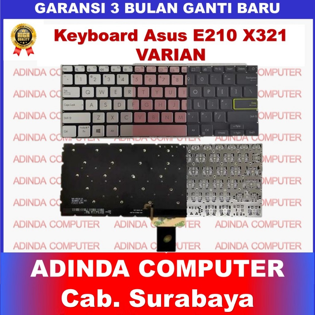 คีย์บอร์ด Asus E210 X321 X321Q E210KA E210M E210MA E210MAO L210