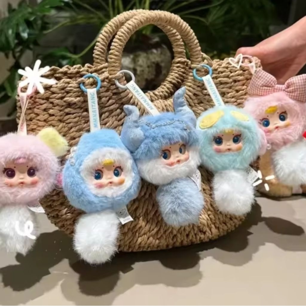 ครบชุด Blindbox Blind Box MM Milk Candy บรรจุ 12 Zodiac Random Liptint กระจกพับ