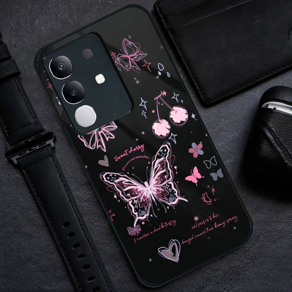 Softcase Glass Kaca Vivo Y31 PRO 5G [BSG-80] - เคส Hp Vivo Y31 PRO 5G - เคส Hp Vivo Y31 PRO 5G - เคส