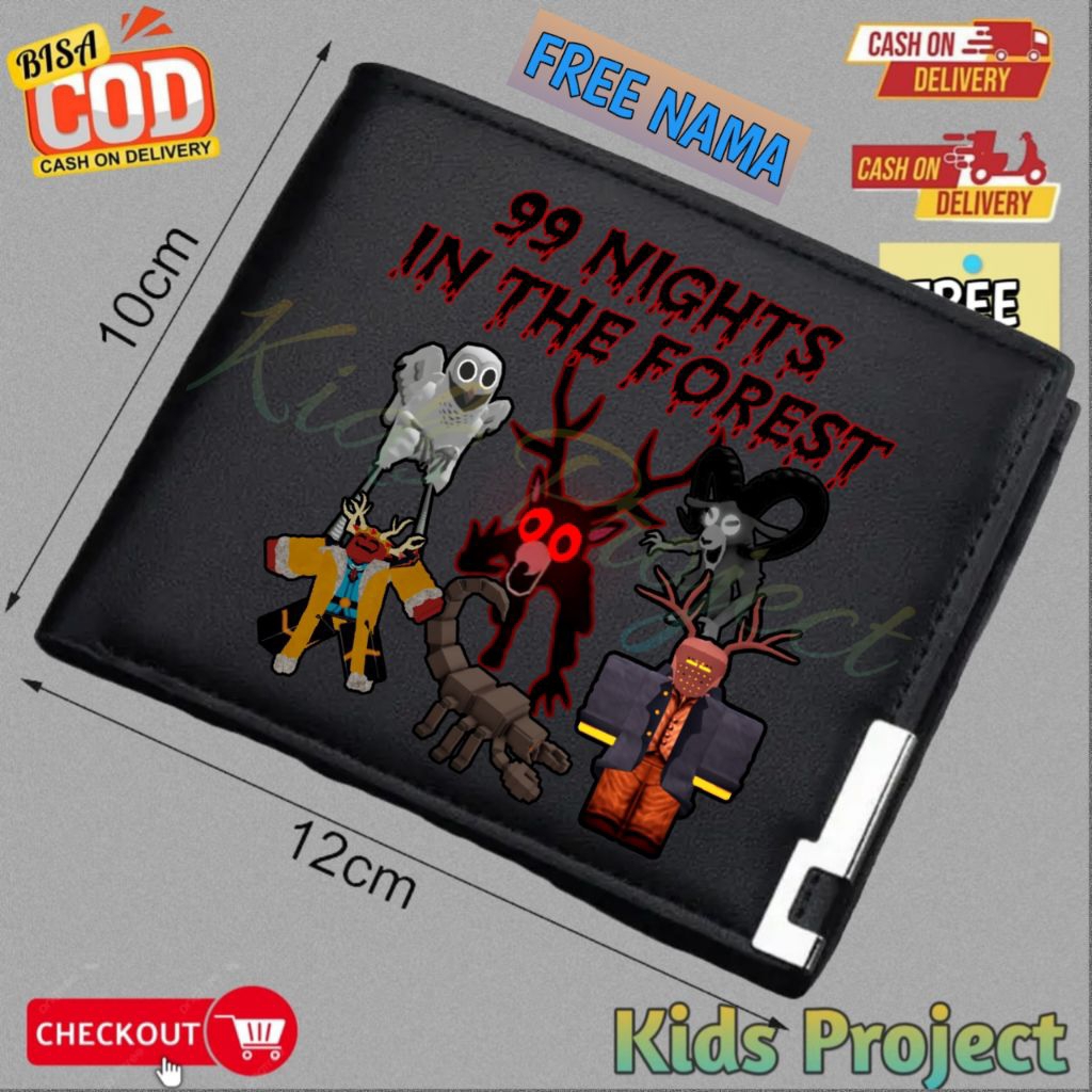 เด็กพับกระเป๋าสตางค์ตัวอักษร 99 คืนในป่า โรบ็อกซ์ ใหม่