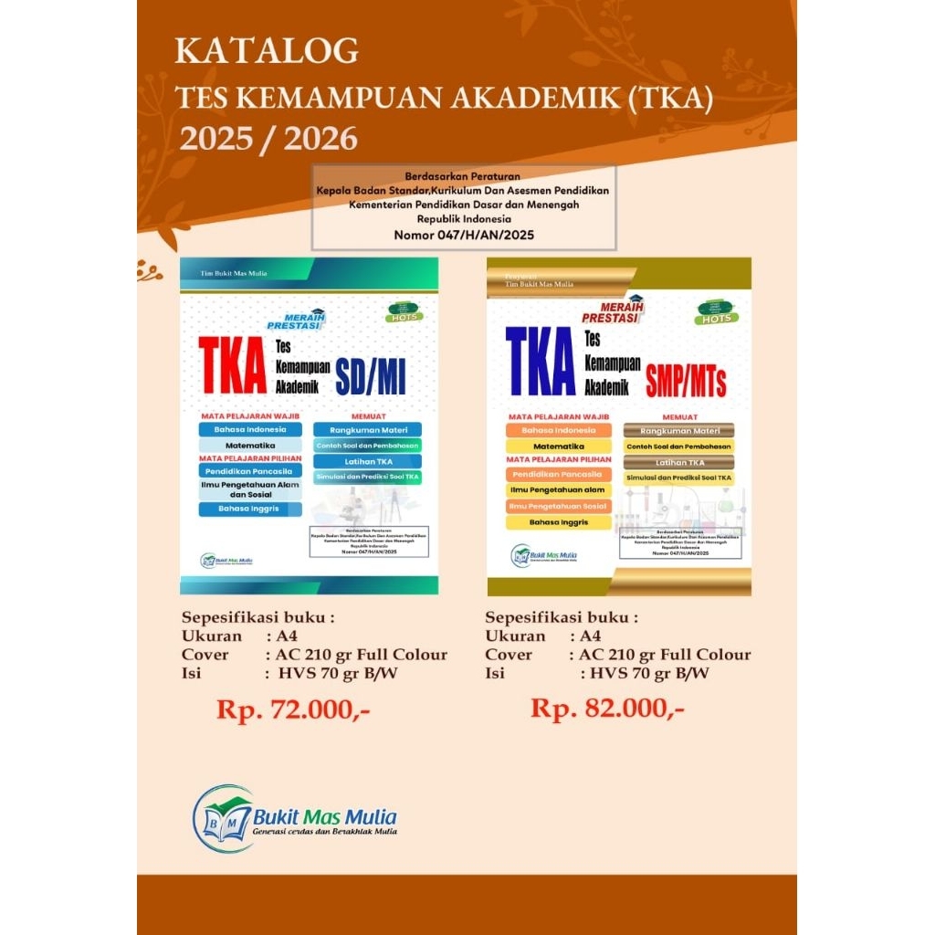 TKA SD/MI Bukit Mas Mulia