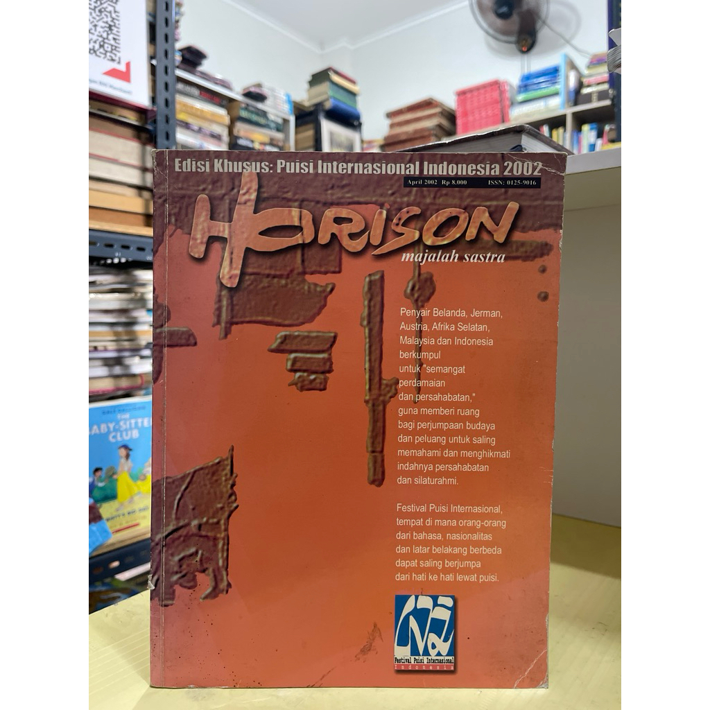 INDONESIAN INTERNATIONAL POETRY HORISON BOOK 2002 วรรณกรรม MAGAZINE