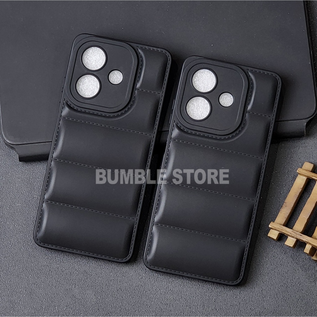 Oppo A5i Case Oppo A3X Oppo A3 Nfc Case 3D Jacket Design / Macaron Case Black Motif Pillow Oppo A3X 