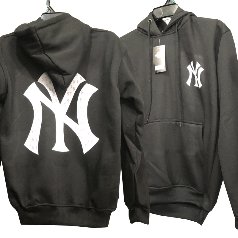 MLB เกาหลี NY Classic Hoodie Jumper & Zipper เสื้อกันหนาวลําลอง