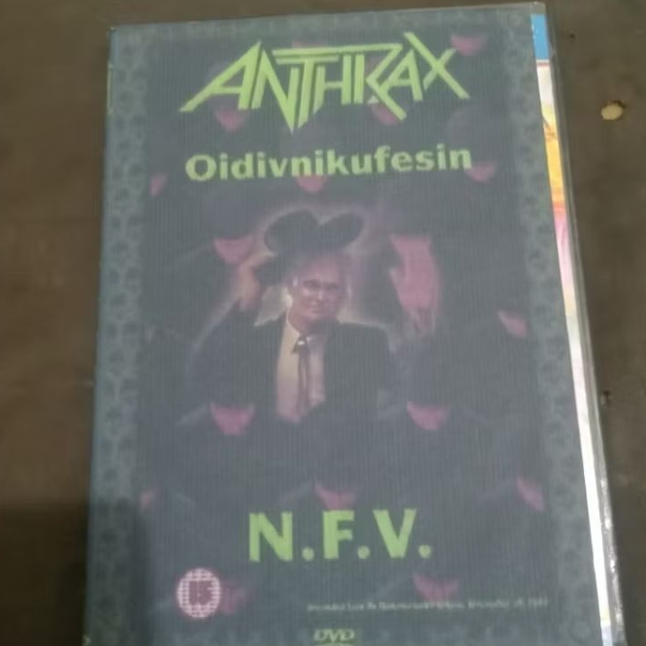 ดีวีดีต้นฉบับ Bootleg Anthrax - Oidivnikufesin NFV