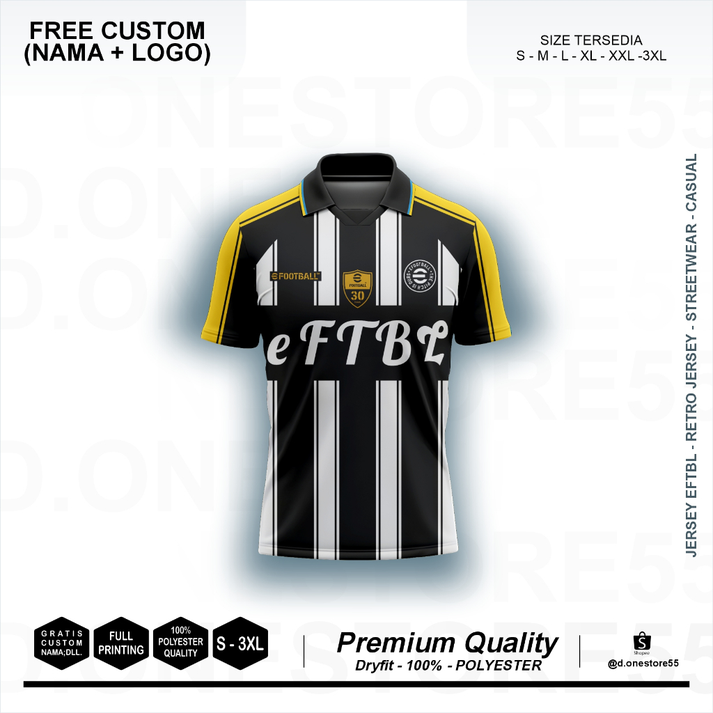 EFOOTBALL RETRO 30 YEARS EDITION DRY FIT JERSEY