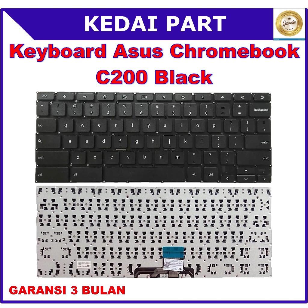 Asus Chromebook C200 C200M C200MA C200MA-DS01 0KNB0-112AUS00 คีย์บอร์ด