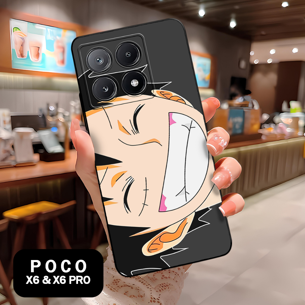 ( SD 2 ) softcase ยางสําหรับ xiaomi poco X6 5G l X6 PRO 5G l M6 PRO 4G l อะนิเมะ motif ปลอก l บทคัดย