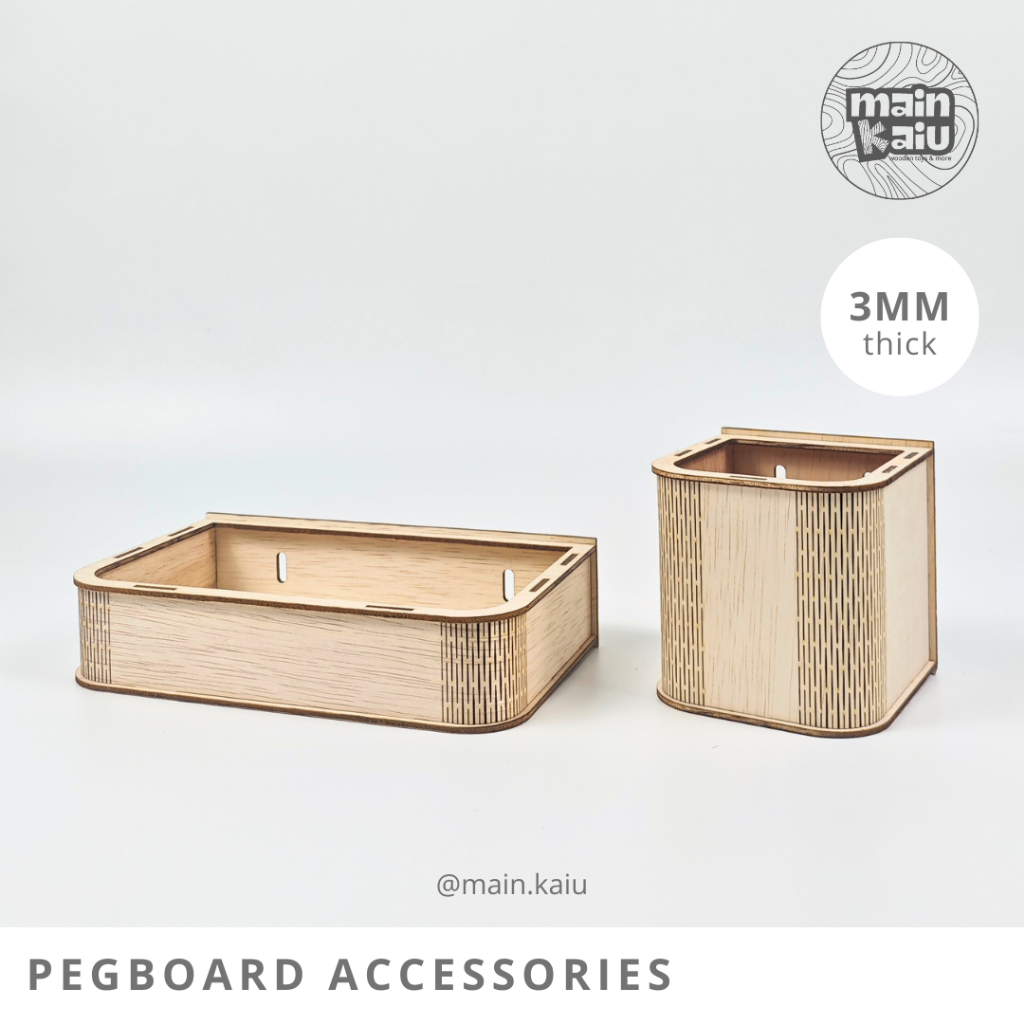 MAIN.KAIU Pegboard อุปกรณ์ไม้ - อุปกรณ์เสริม Pegboard ไม้